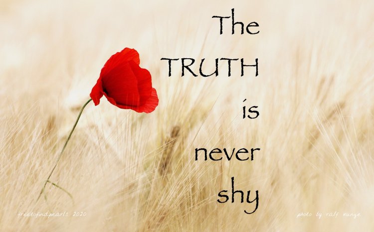 truth is never shy
